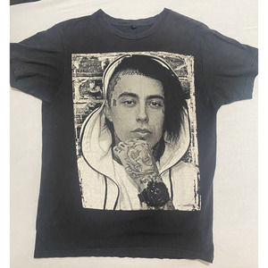 Ronnie Radke Falling in Reverse Cotton Black T-shirt Band Mens Medium M